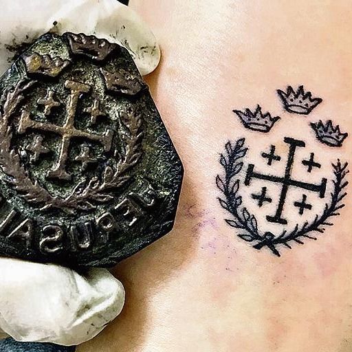 The original Jerusalem cross  Chicky Tattwo Tattoo Parlor  Facebook