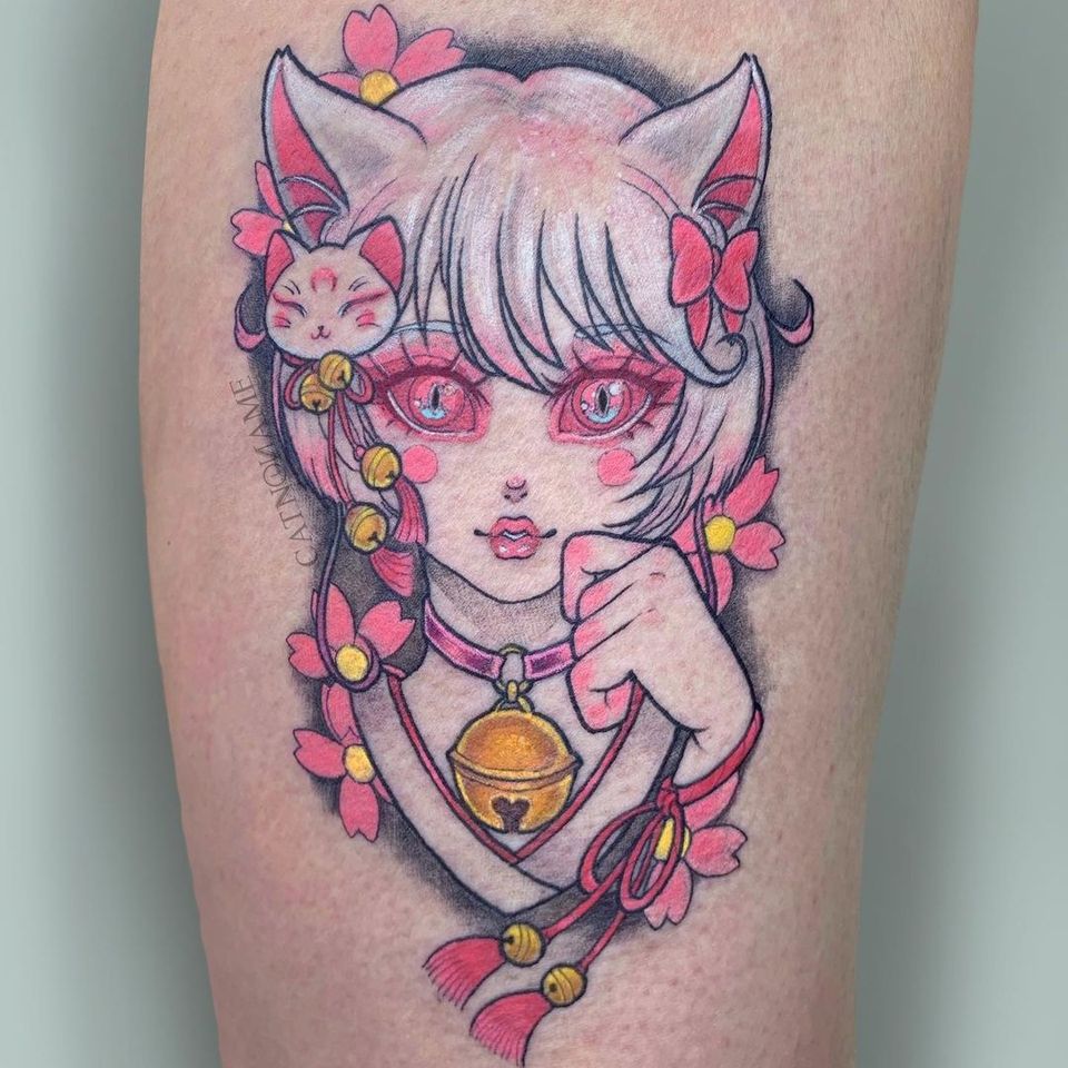 Neon Horror and Pastel Gore: Interview with Cat No Name • Tattoodo Neon Horror and Pastel Gore: Interview with Cat No Name • Tattoodo