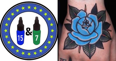 Under Fire: Blue and Green Tattoo Pigments