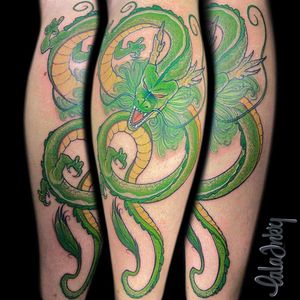 Shenron tattoo by Lala Inky #LalaInky #shenron #anime #manga #dragonball #dragonballz #dragon 