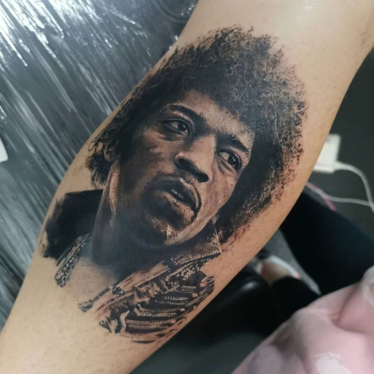 Tattoo uploaded by Justine Morrow • Jimi Hendrix tattoo by Charl Davies ...