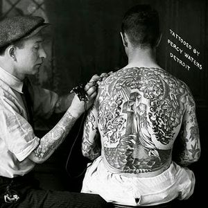 Percy Waters tattooing #PercyWaters #tattootools #tattoosupplies #tattoohistory #tattooculture