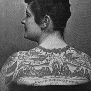 Emma DeBurgh tattooed by Sam O'Reilly #SamOreilly #tattootools #tattoosupplies #tattoohistory #tattooculture