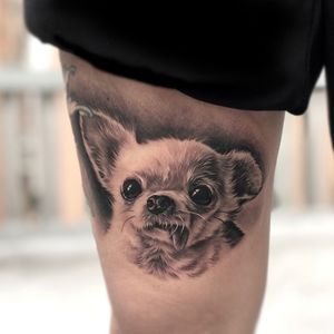 Man S Best Friend Quintessential Dog Tattoos And Pup Portraits Tattoodo