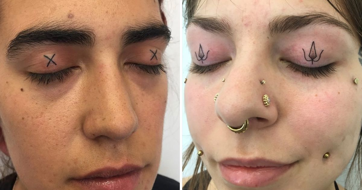 NSW woman temporarily blinded after having eyeballs tattooed - 9Honey