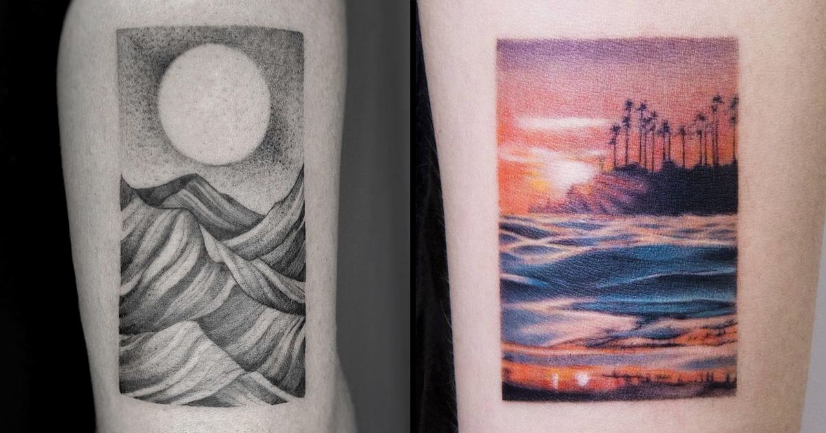 The World Within: Inspiring Landscape Tattoos