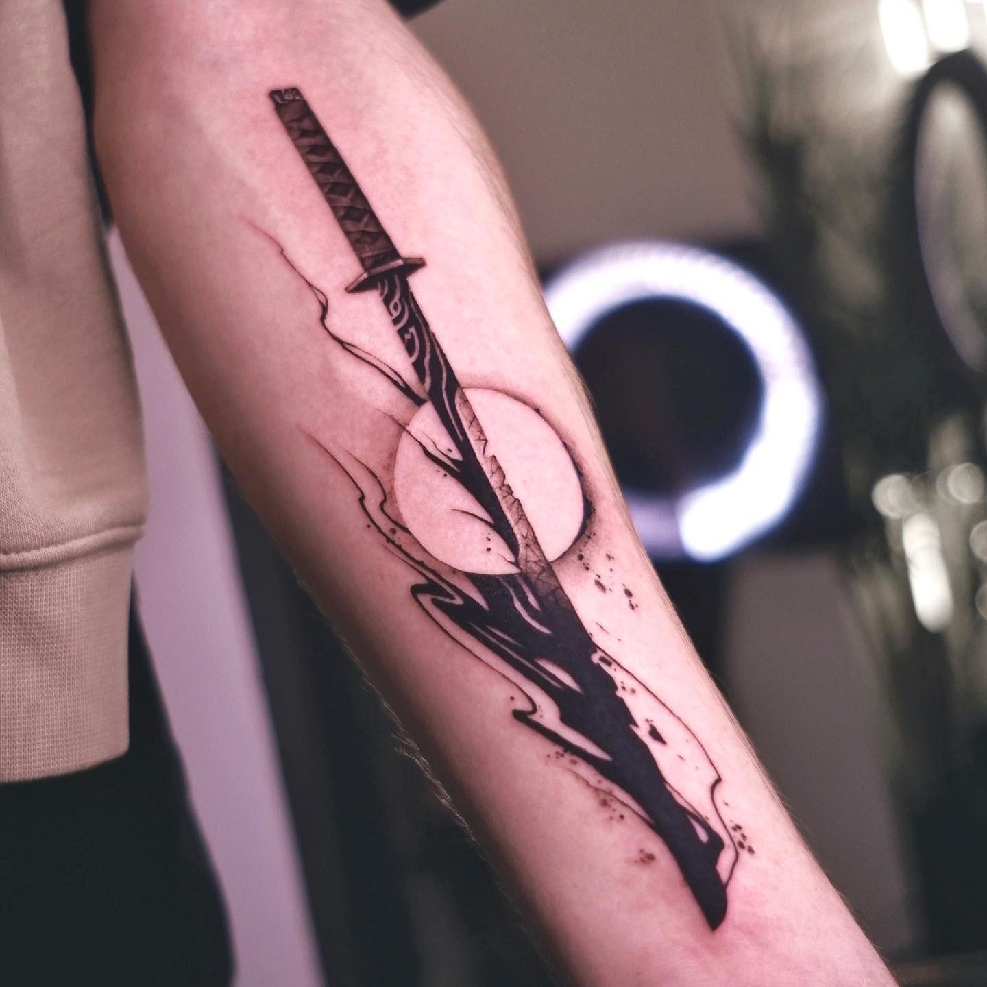 Details 77+ katana sword tattoo super hot - in.eteachers