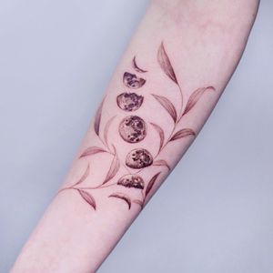 Tattoo uploaded by Natalia • Moon phases • Tattoodo