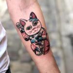 Tattooed cat