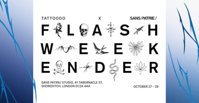 Come to Tattoodo’s Spooky Halloween Flash Weekender