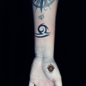 Tribal Zodiac Tattoo by dongtribal #dongtribal #libra #zodiac #astrology #horoscope #constellation