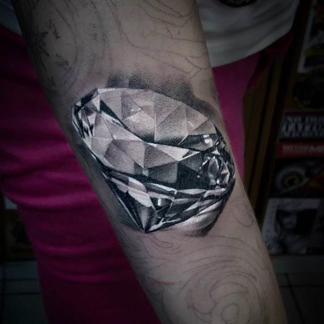 Realism Diamond tattoo men  Anastasiyas work