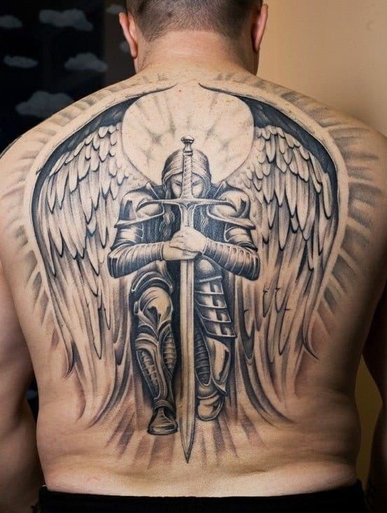 Archangel Michael tattoo