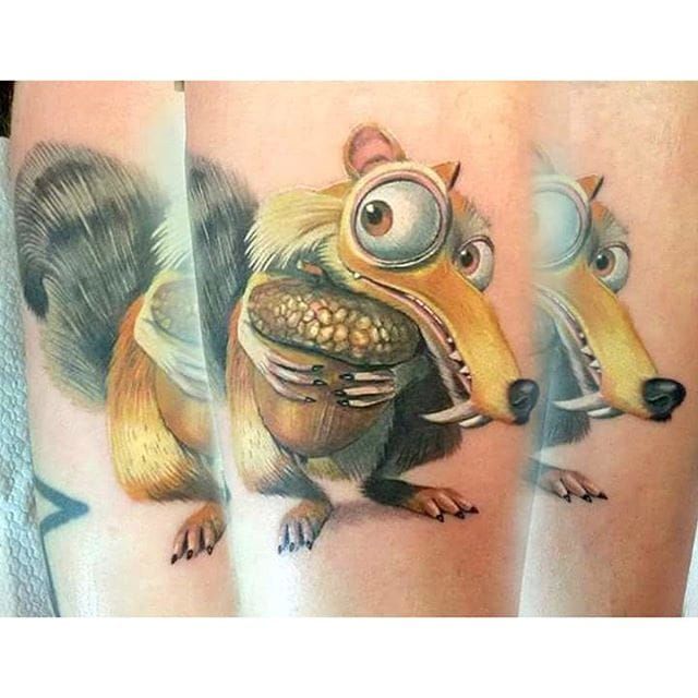 squirrel tattoo from ice ageTikTok Search