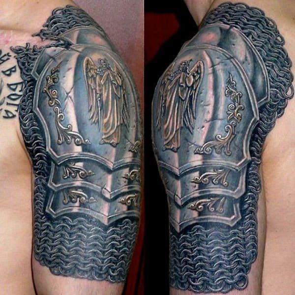 tribal archangel tattoo
