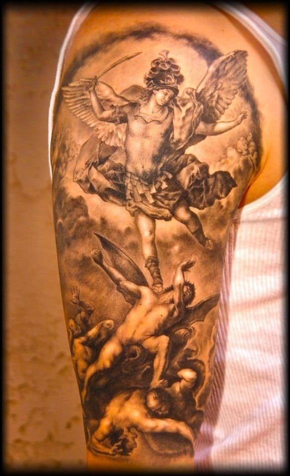 Archangel Michael tattoo