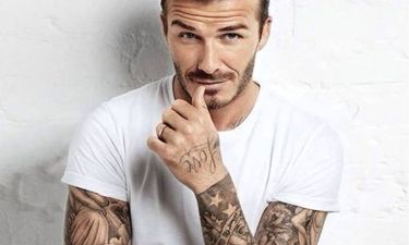 David Beckham Gets a Horse Tattoo on His Neck