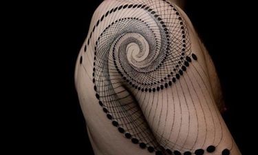 15 Hypnotizing Fibonacci Spiral Tattoos