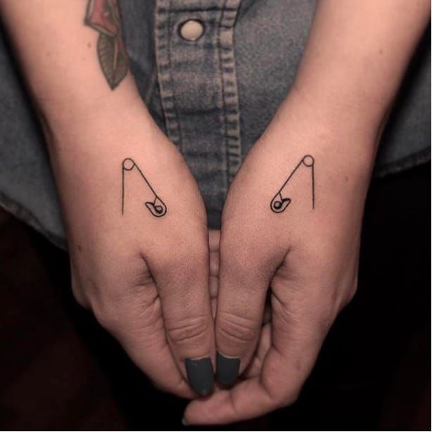 121 Safety Pin Tattoo Stock Photos, High-Res Pictures, and Images - Getty  Images