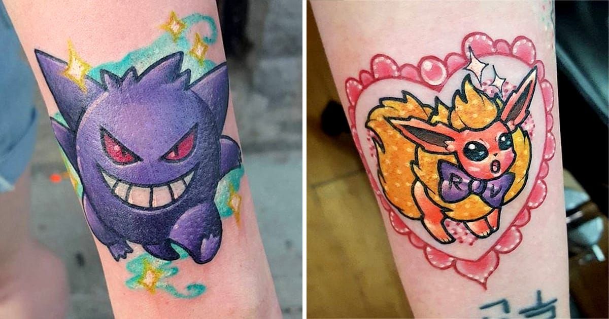 GAMINGbible  Incredible Pokémon Tattoos  Facebook  By GAMINGbible  The  best looking Pokémon tattoos Ive seen 