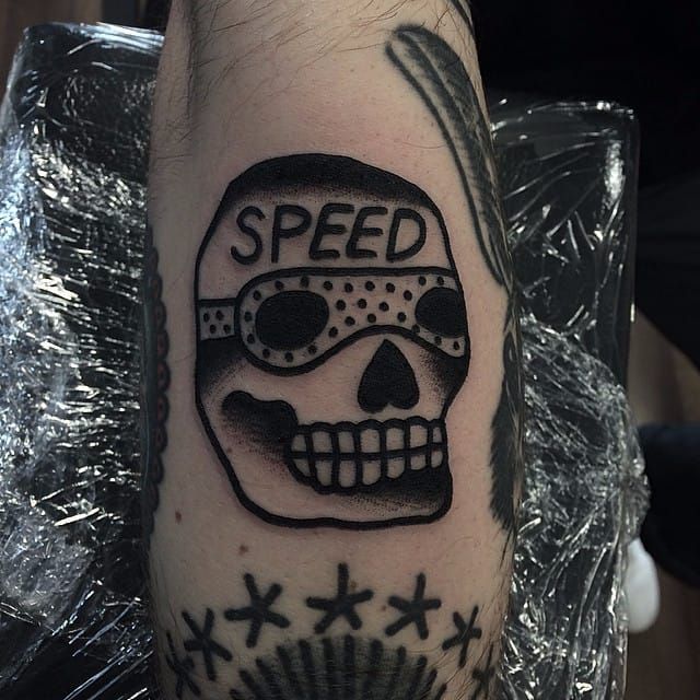 Classic Bert Grimm Speed skull  Foreversadaustin tattoos  Facebook