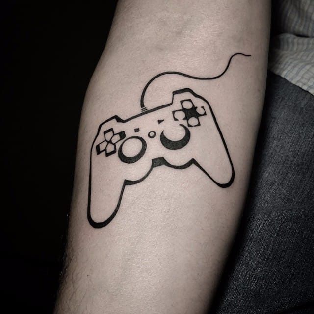 Gamer Tattoo Colored by SpiderLAW on DeviantArt