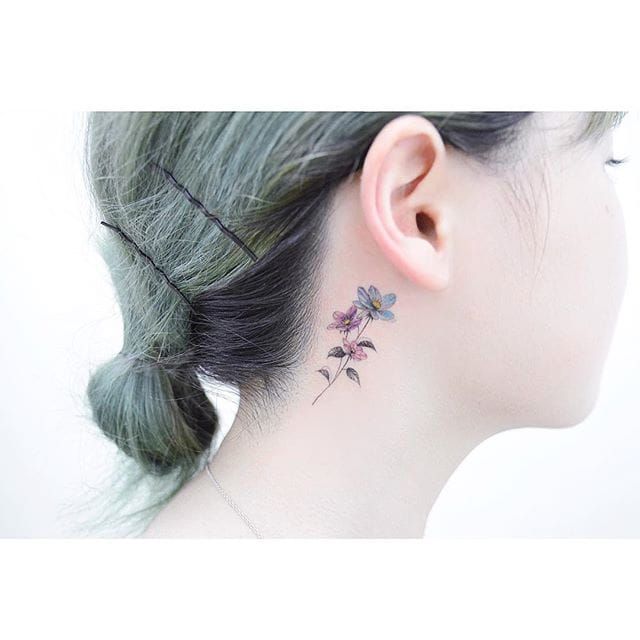 20 Awesome Butterfly Tattoo Behind Ear for Men  Women in 2023