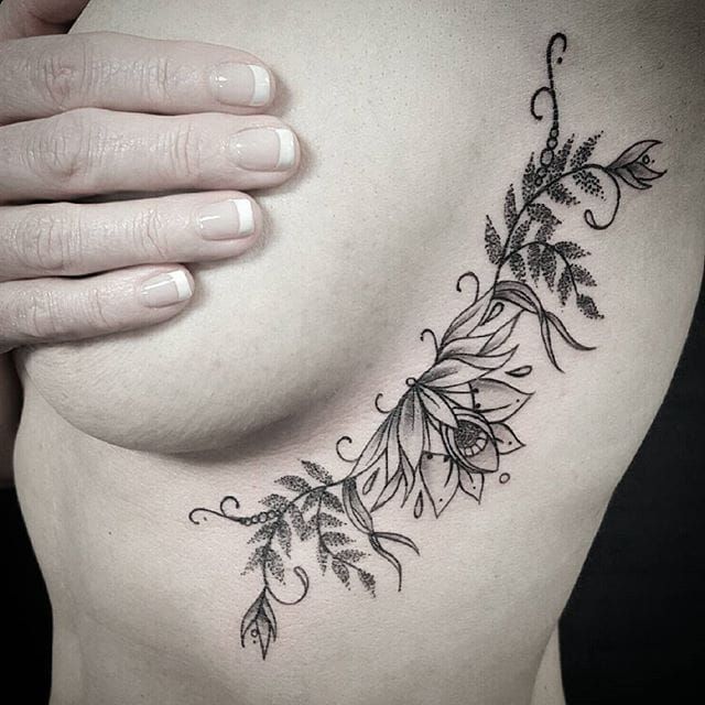 Flowers Of The Months  Boob tattoos Body tattoos Tattoos