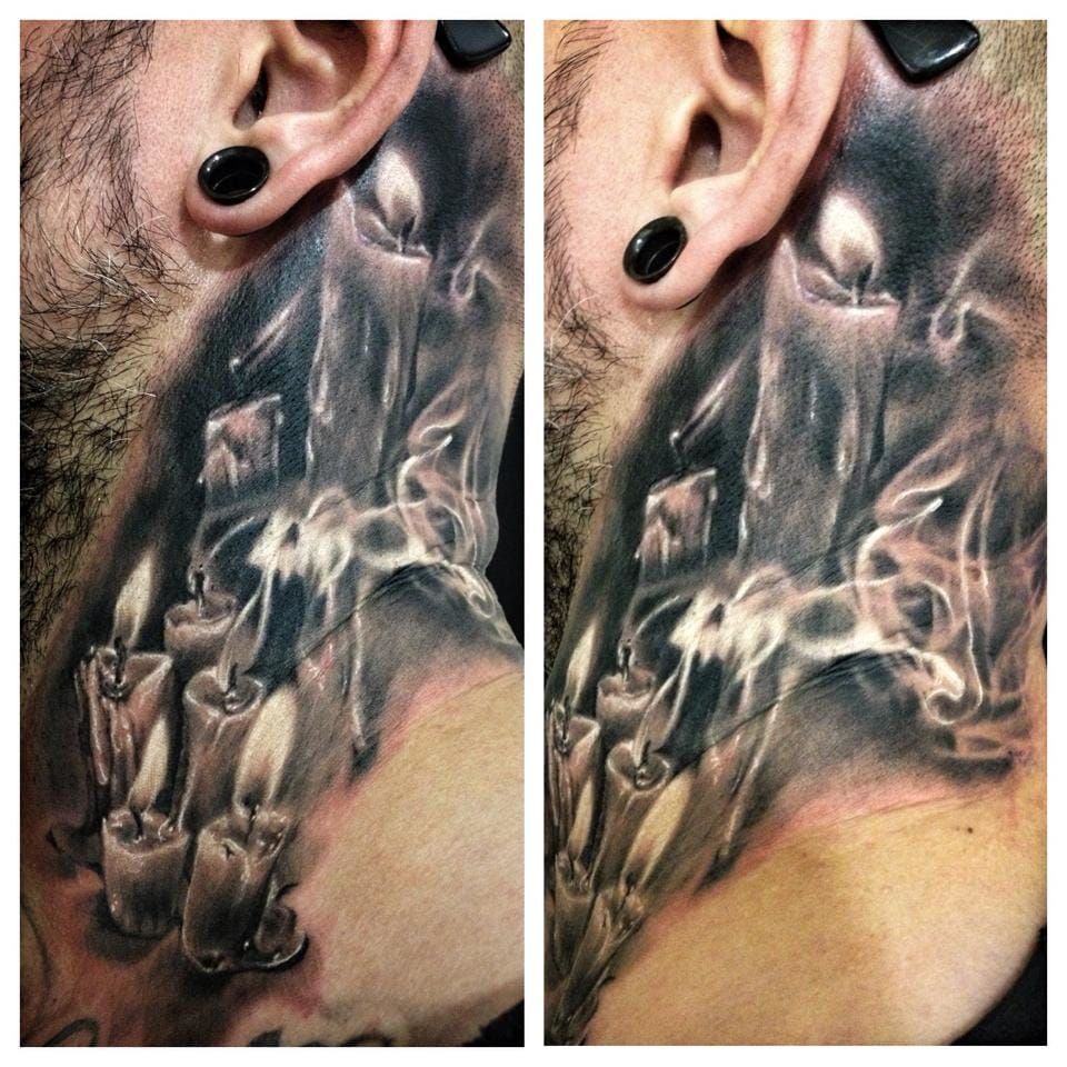 John Révolté  on Twitter Colored realism skull  and candle  tattoo  by Benji Roketlauncha benjiroketlauncha from Sydney AU STYNG    skulltattoo candletattoo tattoos skulltattoos candletattoos  tattoodesigns tattooinspiration 