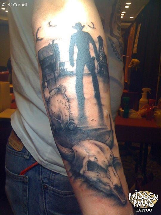 90 Cowboy Tattoos For Men  Wild Wild West Designs  Cowboy tattoos Tattoos  for guys Sleeve tattoos for women