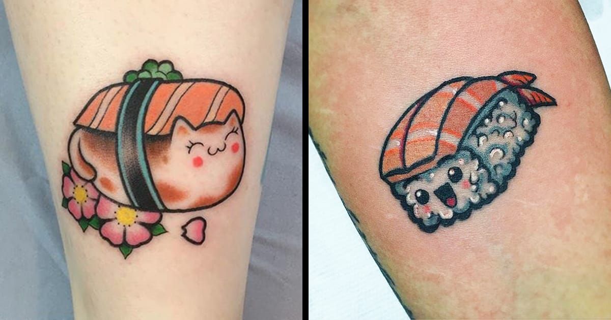 The Cutest Little Sushies You Ever Did See • Tattoodo