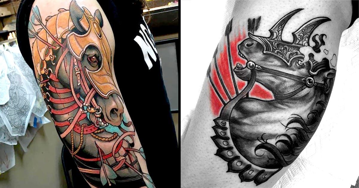 Ride Into Battle on the Back of these Badass War Horse Tattoos! • Tattoodo Ride Into Battle on the Back of these Badass War Horse Tattoos! • Tattoodo