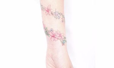 Never Take it Off: Stunning Floral Bracelet Tattoos
