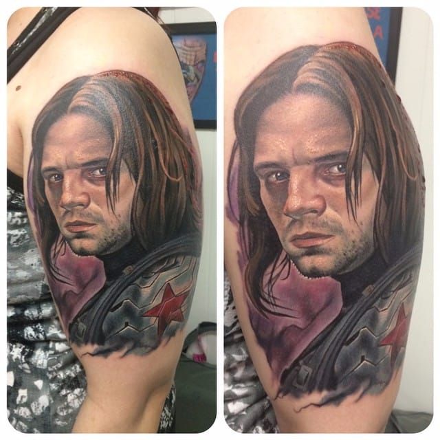 Ink Spot The Falcon and the Winter Soldier Deepens Lily Ks Connection to  a Beloved Tattoo  Couch Soup