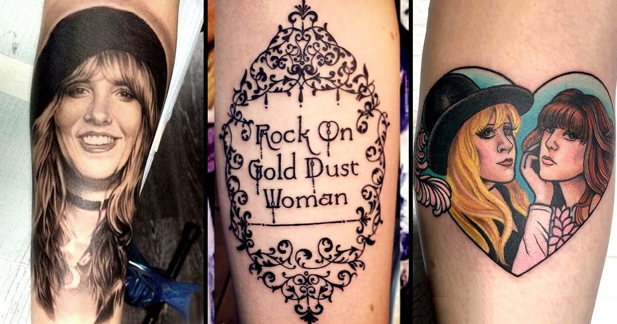 Cosmic vibes Stevie Nicks tattoo she did a wonderful work I love it   suflanda on Instagram  rWitchesVsPatriarchy
