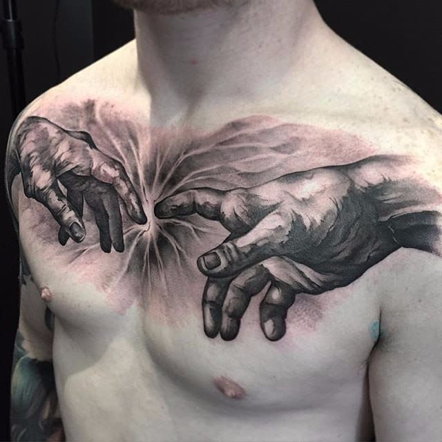 Natalia Borgia on Twitter Michelangelo creation of Adam hands tattoo  tattoo michelangelo art httpstcoZugMTgUVcN  Twitter