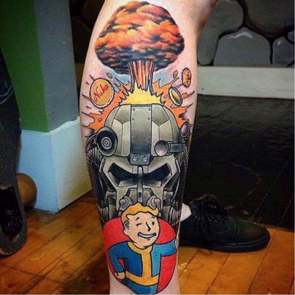 Tattoos That Will Bring Out The Vault Dweller In You Fallout Tattoos   MiHO