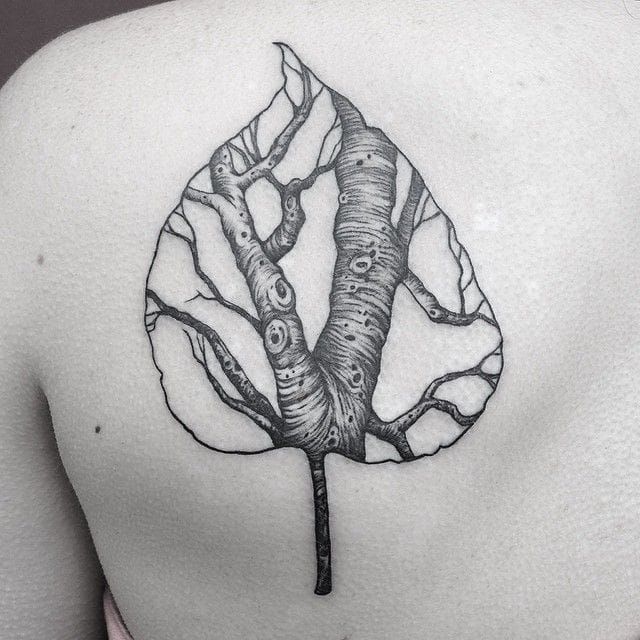 Leaf by lexyhavemind  Tattoogridnet