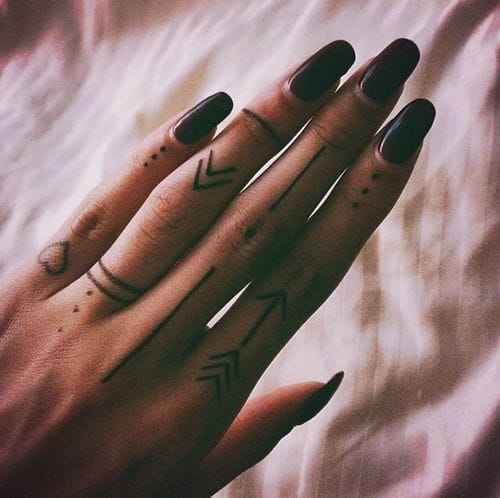 Finger Tattoo Ideas You Can Easily Hide