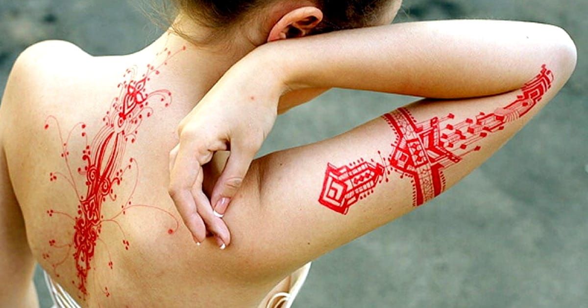 40 Conceptual Red Ink Tattoos • Tattoodo