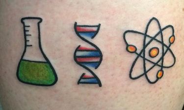 Get Your Nerd On With These Science Tattoos • Tattoodo