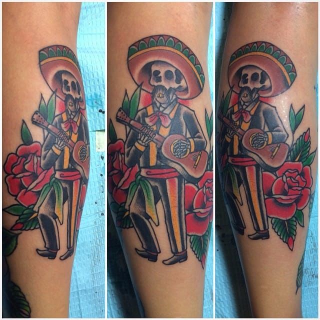 Mariachi skull tattoo by Max  Sweet Life Tattoo Art  Facebook