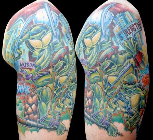 80 Simple and Small Sea Turtle Tattoos Design with Meanings  Ninja turtle  tattoos Turtle tattoo Turtle tattoo designs
