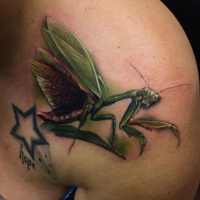 Praying Mantis Tattoo  Symbolism Meanings  More