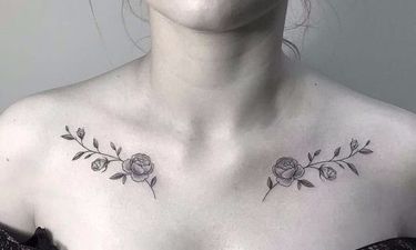 Trace Your Lovely Bones with These Beautiful Collarbone Tattoos