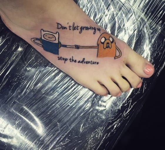 32 Adventure Time Tattoos • Tattoodo