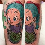 Bulma tattoo by Adam Perjatel. #AdamPerjatel #anime #dragonball #dbz #dragonballz