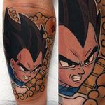 Vegeta tattoo by Adam Perjatel. #AdamPerjatel #anime #dragonball #dbz #dragonballz