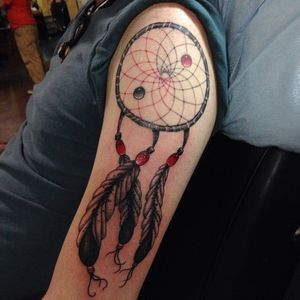 This is so cool, yin yang dreamcatcher!