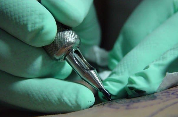 Infected tattoos